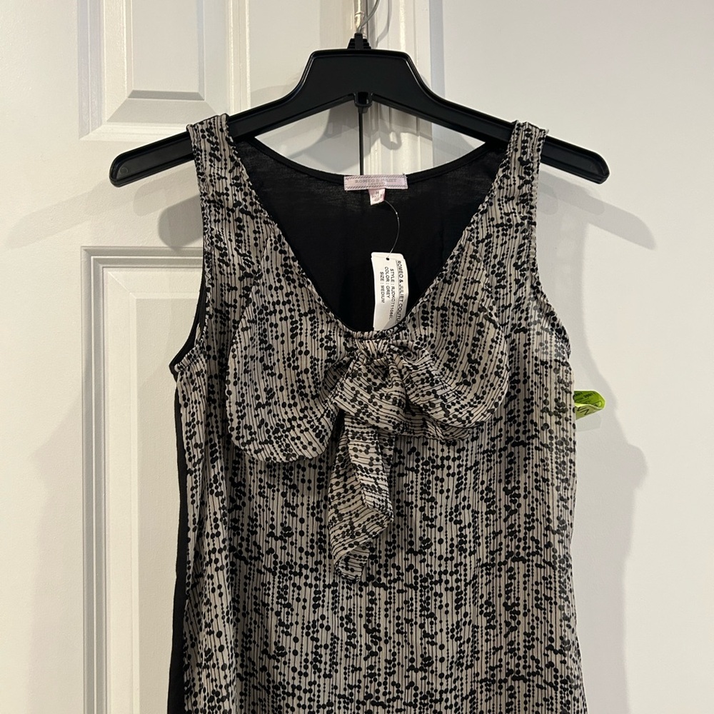 NWT Romeo & Juliet Sheer Tank Top Ruffles - Picture 2 of 7